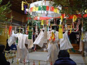 令和5年12月9日（土）西米良村小川地区「小川米良神社大祭（夜神楽）運営（当日）」のお手伝い