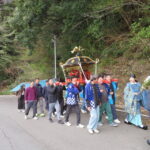 【活動報告】令和7年4月5日(土) 諸塚村塚原地区「塚原神社春祭りの運営補助（お神輿担ぎ）」のお手伝い