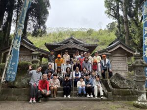 【活動報告】令和8年4月18日(土)都城市西岳地区美川集落「千足(せだらし)神社構内の掃除」のお手伝い